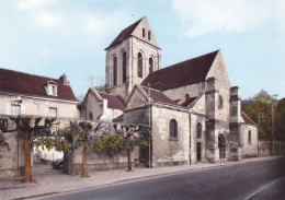 CPSM 95 @ SAINT OUEN L'AUMONE - L'Eglise Du 12° Siècle - Saint-Ouen-l'Aumône