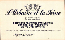 J2109 - BUVARD - L'URBAINE Et La SEINE - ASSURANCE - Ppp - Bank & Insurance