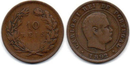 MA 25051 / Portugal 10 Reis 1892 TB+ - Portugal