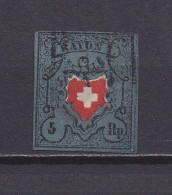SUISSE 1850 TIMBRE N°14 OBLITERE CROIX - 1843-1852 Federal & Cantonal Stamps