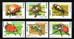 Benin 2000 Insect Beetle Beetle Beetle,6v  MNH - Benin - Dahomey (1960-...)