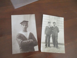 X3 Carte Photo Militaria Guerre Marine Nationale Toulon 1931 Marins - Personnages