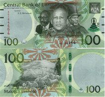 LESOTHO       100 Maloti       P-W29       2021       UNC - Lesoto