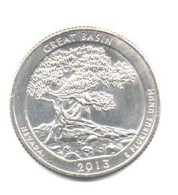 2013 - Stati Uniti 25 Cents - Quarter Great Basin   S     ------ - 2010-...: National Parks