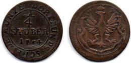 MA 25058 / Dortmund 1/4 Stuber 1754 TB+ - Monedas Pequeñas & Otras Subdivisiones