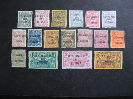 Wallis Et Futuna:  TB Série  N° 1 Au N° 17, Neufs X . - Unused Stamps