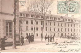 QUIMPER (29) La Caserne Du 118e De Ligne En 1904 (Dos Non Divisé) - Quimper