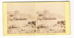 NICE  /  LA  RESERVE  /  Cliché Stéréoscopique, Tirage Argentique ( Vers 1875 ) - Macchine Fotografiche