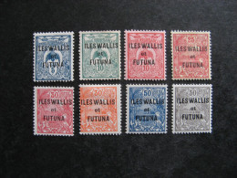 B). Wallis Et Futuna:  TB Série  N° 18 Au N° 25, Neufs X Et NSG . - Unused Stamps