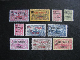 B). Wallis Et Futuna:  TB Série  N° 30 Au N° 39, Neufs X . - Unused Stamps