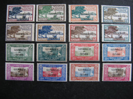 B). Wallis Et Futuna:  TB Série  N° 43 Au N° 66, Neufs X . - Unused Stamps