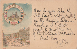 GRAND HOTEL AU LOUVRE - ET DE LA PAIX - MARSEILLE - 1903 - Notre-Dame De La Garde, Aufzug Und Marienfigur