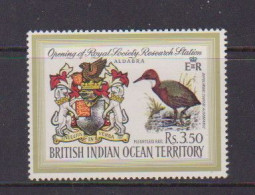 BRITISH  INDIAN  OCEAN  TERRITORY     1971    Opening  Of  Royal   Society  Research  Station    MH - Territorio Británico Del Océano Índico