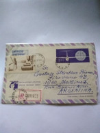 Quality Registered Air Postal Stat.cover.additional Air Def*2 Copérnicus.to Argentina.czestochowa 1979e7 Reg Post Conm. - Avions