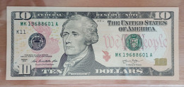 USA 10 Dollars 2013 Lew K11 Dallas UNC - Federal Reserve Notes (1928-...)