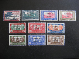 A). Wallis Et Futuna:  TB Série  N° 77 Au N° 86, Neufs X . - Unused Stamps