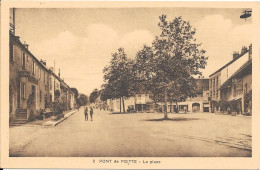 PONT De POITTE - La Place (Editeur E. Monin, Pont De Poitte (Jura) - Autres & Non Classés