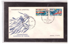 TEM18032  -  MERANO  17.6.1971   / CERIMONIA DI APERTURA  CAMPIONATI MONDIALI DI CANOA - Canoe