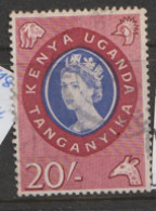 Kenya Uganda And Tanganyika  1960  SG 198  20/-d  Fine Used - Kenya, Uganda & Tanganyika
