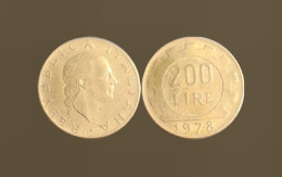 Itale 200 Lires 1978 SPL - 200 Lire