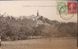 CPA BECHEREL (35) - Vue Générale (côté Sud-ouest) - Bécherel