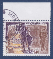 TIMBRE MONACO N° 1009 OBLITERE BDF - Used Stamps