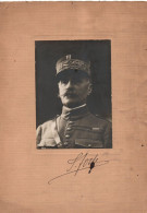 PHOTO MARECHAL FOCH AVEC SIGNATURE GUERRE 1914 1918 - 1914-18