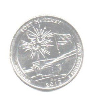 2013 - Stati Uniti 25 Cents - Quarter Fort McHenry   S     ------ - 2010-...: National Parks