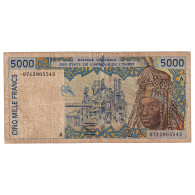 Billet, Communauté économique Des États De L'Afrique De L'Ouest, 5000 Francs - West African States