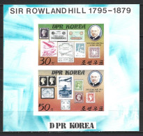 COREE DU NORD. BF NON DENTELE De 1979. Rowland Hill/Timbres Sur Timbres. - Rowland Hill