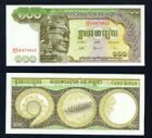 CAMBODIA  -  1972 100 Riels UNC  Banknote - Cambodia