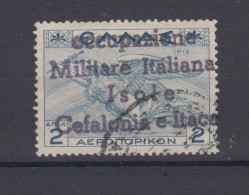 OCCUPAZIONI EMISSIONI DI ITACA 1941 POSTA AEREA 2 D. N.3 USATA - Cefalonia & Itaca