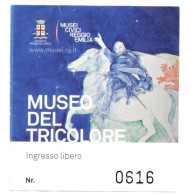 *BIGLIETTO INGRESSO MUSEO DEL TRICOLORE REGGIO EMILIA 2023 - Tickets - Entradas