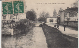 SAUJON (17) - Le Pont De La Rue Carnot - état Correct - Saujon