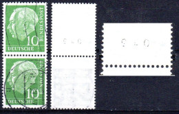 1954 Germania Federale - N. Michel 183 R Usato Con N. Al Verso - Gebraucht