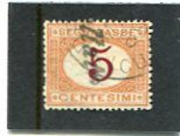 ITALY/ITALIA - 1870  POSTAGE DUE  5c  FINE USED - Portomarken