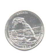 2014 - Stati Uniti 25 Cents - Quarter Arches   S     ------ - 2010-...: National Parks