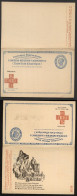 UY2 UPSS MR3 Sep. 1 Postal Card With Reply RED CROSS Mint 1893 - ...-1900
