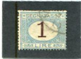 ITALY/ITALIA - 1870  POSTAGE DUE  1 L  FINE USED - Segnatasse