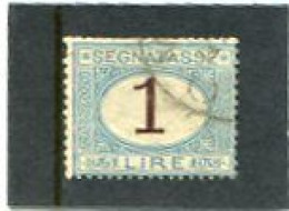 ITALY/ITALIA - 1870  POSTAGE DUE  1 L  FINE USED - Portomarken