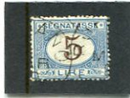 ITALY/ITALIA - 1870  POSTAGE DUE  5 L  FINE USED - Segnatasse