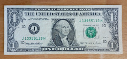 USA 1 Dollar 1995 J10 - Biljetten Van De  Federal Reserve (1928-...)