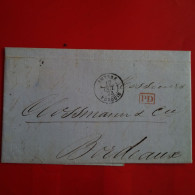 LETTRE SMYRNE POUR BORDEAUX 1873 - Cartas & Documentos