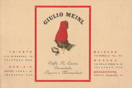 GIULIO MEINL - Calendario Del 1950 - Petit Format : 1941-60