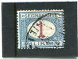 ITALY/ITALIA - 1890  POSTAGE DUE  1 L  FINE USED - Segnatasse