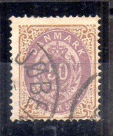 Dinamarca Sello Nº Yvert 28 (B) O Dientes 14*13 1/2 - Used Stamps