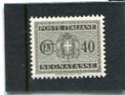 ITALY/ITALIA - 1934  POSTAGE DUE  40c  MINT NH - Postage Due