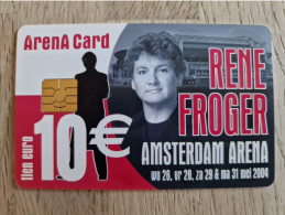 Stadion Card 10 Euro - Concert Rene Froger - 2004 - Ajax Amsterdam ArenA Card - The Netherlands - Tarjeta - - Andere & Zonder Classificatie