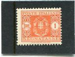 ITALY/ITALIA - 1934  POSTAGE DUE  1 L  MINT NH - Portomarken