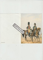 VP :  Carte Dépliante Illustrateur , Gendarme De La Seine Vers 1840 ;   Soldat  , Imp Adm Melun - Cello - Non Classés